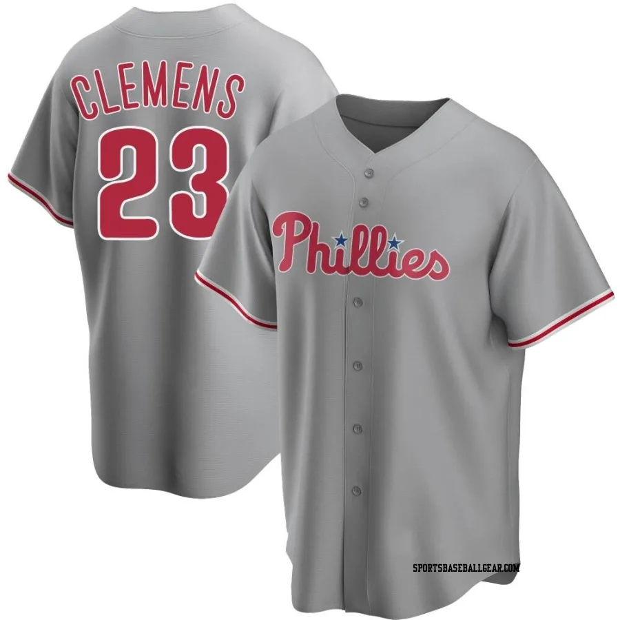 Kody Clemens Youth Philadelphia Phillies Gray Replica Road Jersey