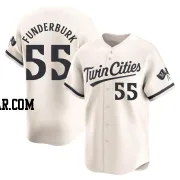 Kody Funderburk Men's Minnesota Twins Cream Limited Alternate Jersey