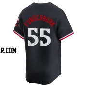 Kody Funderburk Youth Minnesota Twins Navy Limited Alternate Jersey