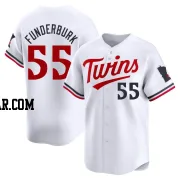 Kody Funderburk Youth Minnesota Twins White Limited Home Jersey