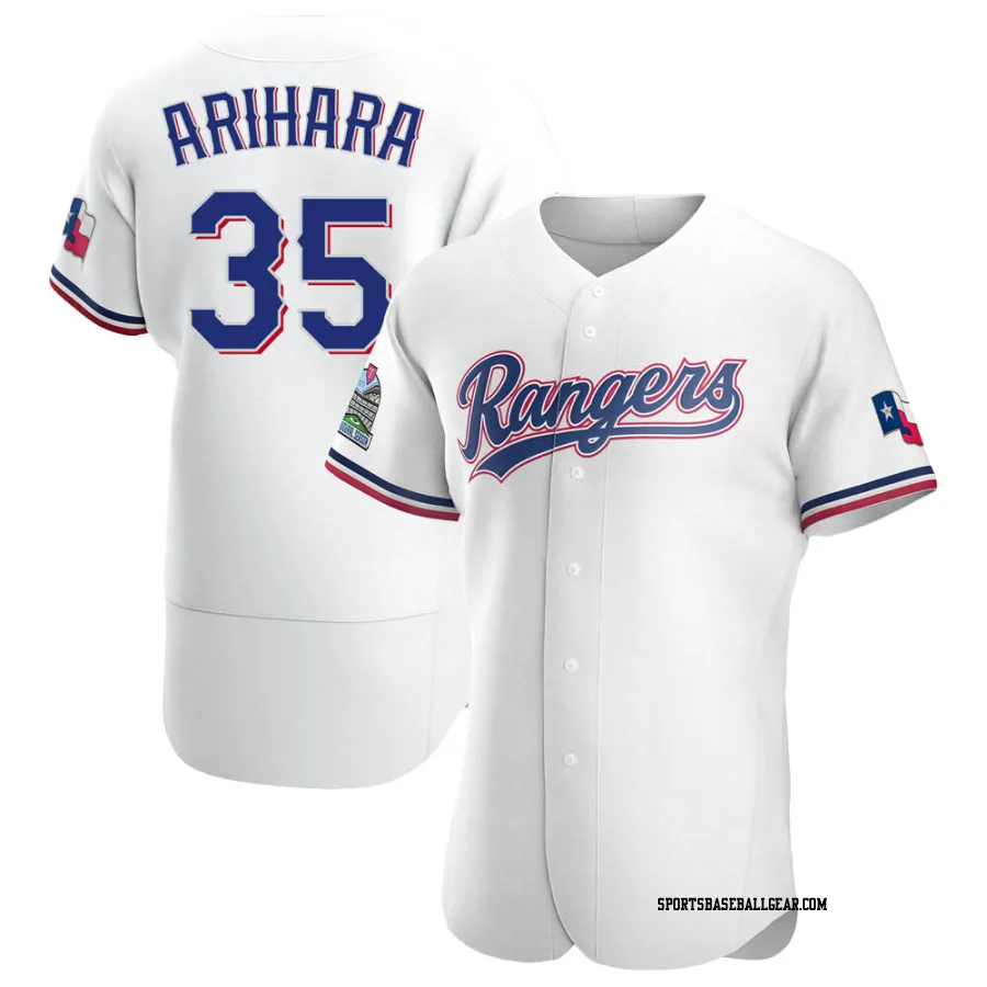 Kohei Arihara Men's Texas Rangers White Authentic Home Jersey