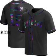 Koji Uehara Men's Chicago Cubs Black Holographic Replica Alternate Jersey