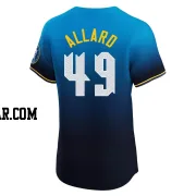 Kolby Allard Men's Philadelphia Phillies Blue Elite 2024 City Connect Jersey