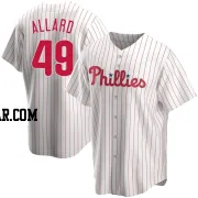 Kolby Allard Men's Philadelphia Phillies White Replica Home Jersey