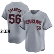 Kole Calhoun Men's Cleveland Guardians Gray Limited Road Jersey