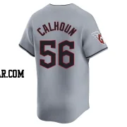 Kole Calhoun Men's Cleveland Guardians Gray Limited Road Jersey