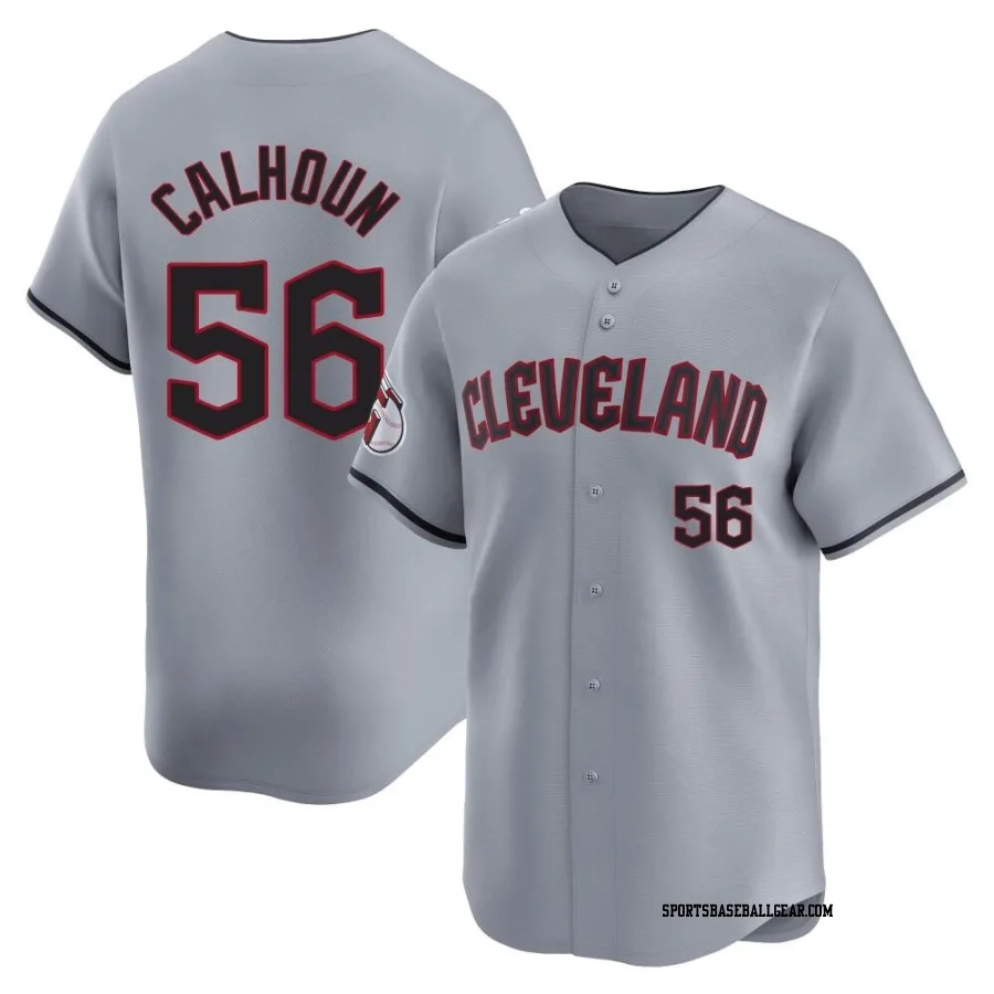 Kole Calhoun Youth Cleveland Guardians Gray Limited Road Jersey