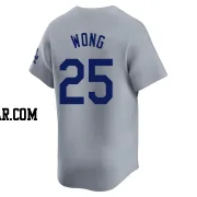 Kolten Wong Men's Los Angeles Dodgers Gray Limited Away Jersey