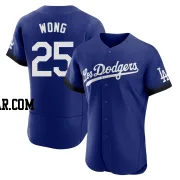 Kolten Wong Men's Los Angeles Dodgers Royal Authentic 2021 City Connect Jersey