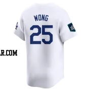 Kolten Wong Men's Los Angeles Dodgers White Limited 2024 World Tour Seoul Series Home Jersey