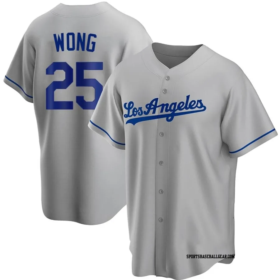 Kolten Wong Youth Los Angeles Dodgers Gray Replica Road Jersey