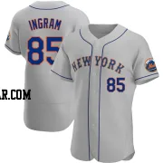 Kolton Ingram Men's New York Mets Gray Authentic Road Jersey