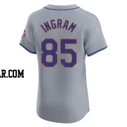 Kolton Ingram Men's New York Mets Gray Elite Road Jersey