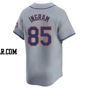 Kolton Ingram Men's New York Mets Gray Limited Away Jersey