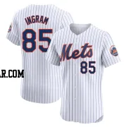 Kolton Ingram Men's New York Mets White Elite Home Jersey