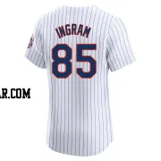 Kolton Ingram Men's New York Mets White Elite Home Jersey