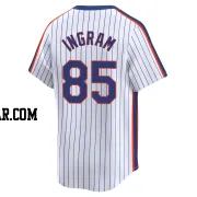 Kolton Ingram Men's New York Mets White Limited Cooperstown Collection Jersey