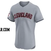 Konnor Pilkington Men's Cleveland Guardians Gray Elite Road Jersey