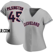 Konnor Pilkington Women's Cleveland Guardians Gray Authentic Road Jersey