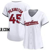 Konnor Pilkington Women's Cleveland Guardians White Limited Home Jersey