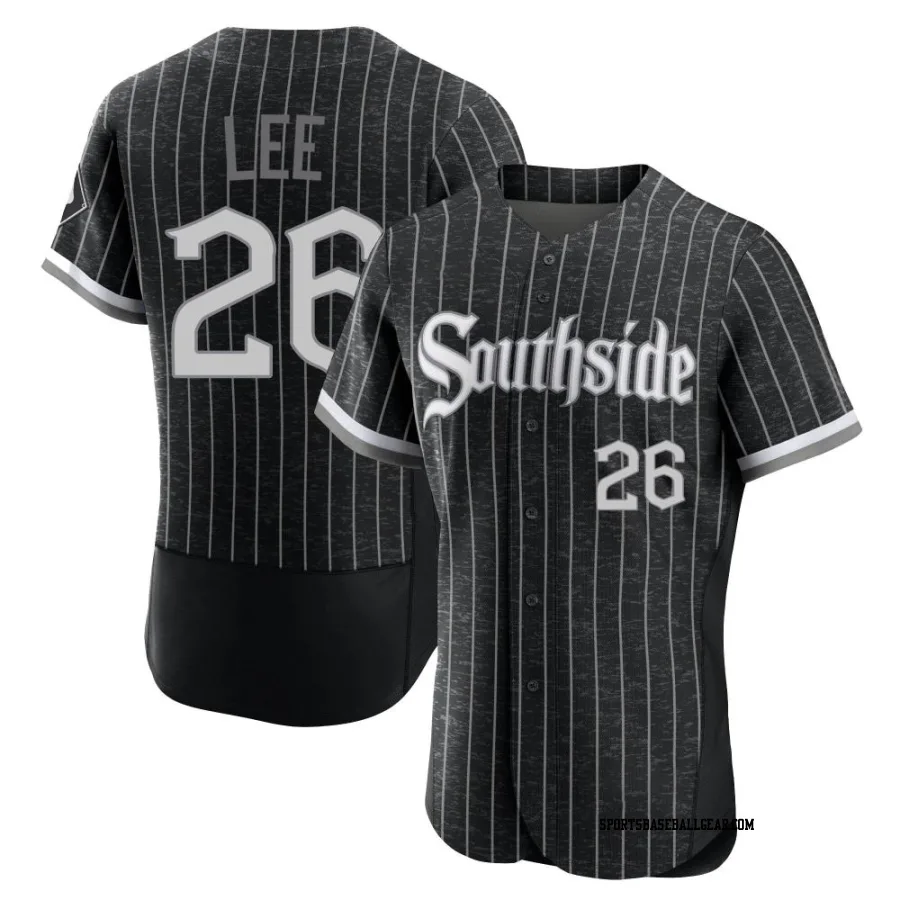 Korey Lee Men's Chicago White Sox Black Authentic 2021 City Connect Jersey