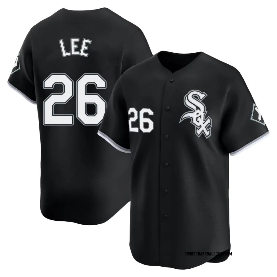 Korey Lee Men's Chicago White Sox Black Limited Alternate Jersey