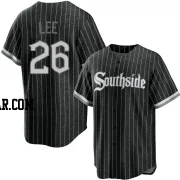 Korey Lee Men's Chicago White Sox Black Replica 2021 City Connect Jersey