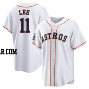 Korey Lee Men's Houston Astros White Replica 2022 World Series Champions Home Jersey