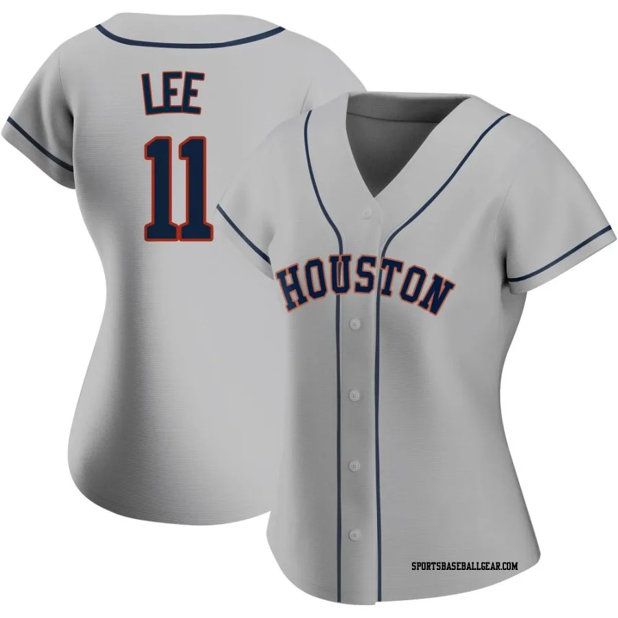 Korey Lee Women's Houston Astros Gray Authentic Road 2020 Jersey