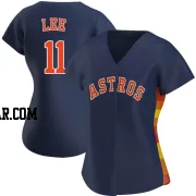 Korey Lee Women's Houston Astros Navy Authentic Alternate Jersey