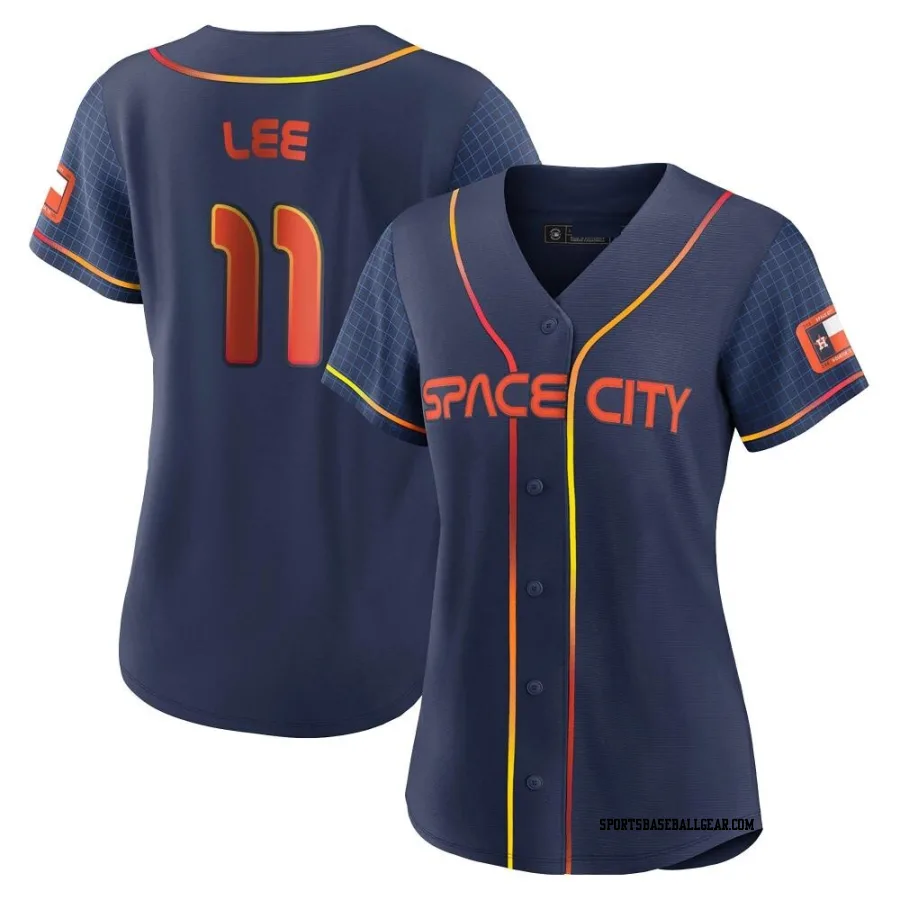 Korey Lee Women's Houston Astros Navy Replica 2022 City Connect Jersey