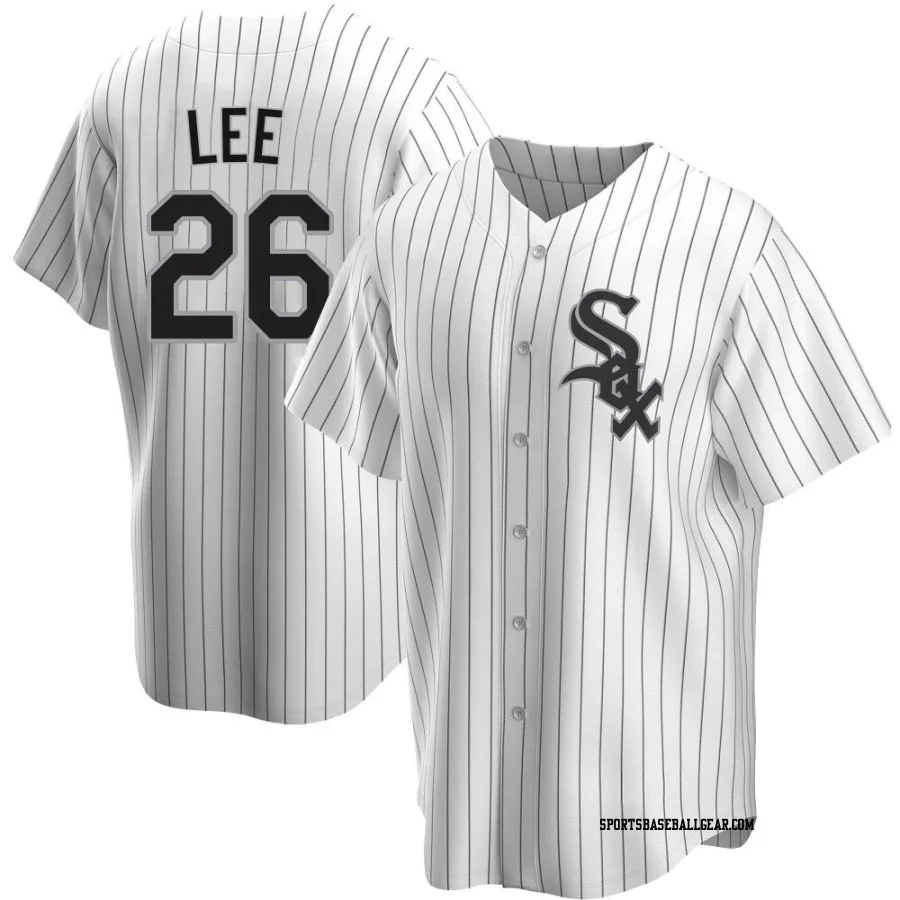 Korey Lee Youth Chicago White Sox White Replica Home Jersey