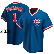 Kosuke Fukudome Men's Chicago Cubs Royal Replica Road Cooperstown Collection Jersey