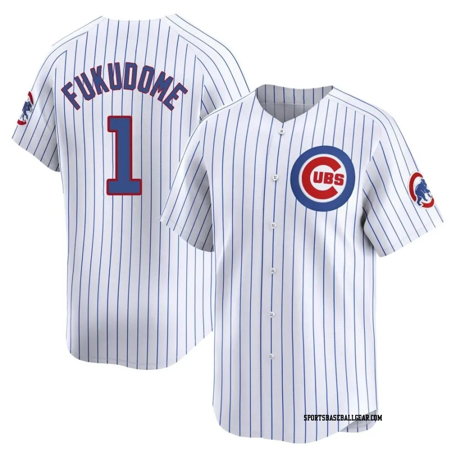 Kosuke Fukudome Men's Chicago Cubs White Limited Home Jersey