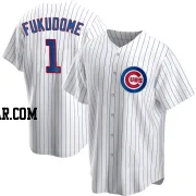 Kosuke Fukudome Men's Chicago Cubs White Replica Home Jersey