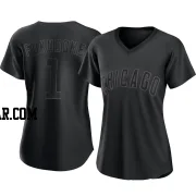 Kosuke Fukudome Women's Chicago Cubs Black Replica Pitch Fashion Jersey