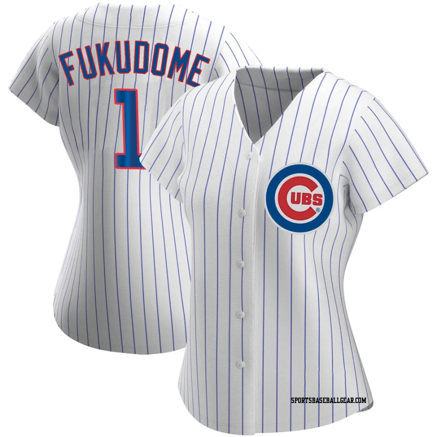 Kosuke Fukudome Women's Chicago Cubs White Replica Home Jersey