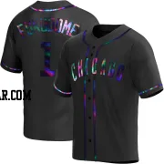 Kosuke Fukudome Youth Chicago Cubs Black Holographic Replica Alternate Jersey