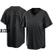 Kosuke Fukudome Youth Chicago Cubs Black Replica Pitch Fashion Jersey