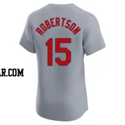 Kramer Robertson Men's St. Louis Cardinals Gray Elite Road Jersey