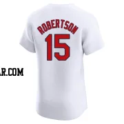 Kramer Robertson Men's St. Louis Cardinals White Elite Home Jersey