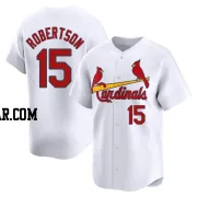 Kramer Robertson Men's St. Louis Cardinals White Limited Home Jersey