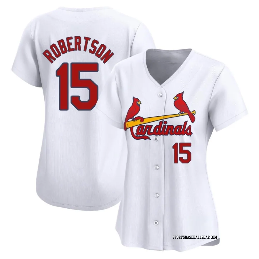 Kramer Robertson Women's St. Louis Cardinals White Limited Home Jersey