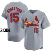 Kramer Robertson Youth St. Louis Cardinals Gray Limited Away Jersey