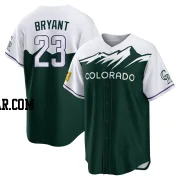 Kris Bryant Men's Colorado Rockies Green Replica 2022 City Connect Jersey