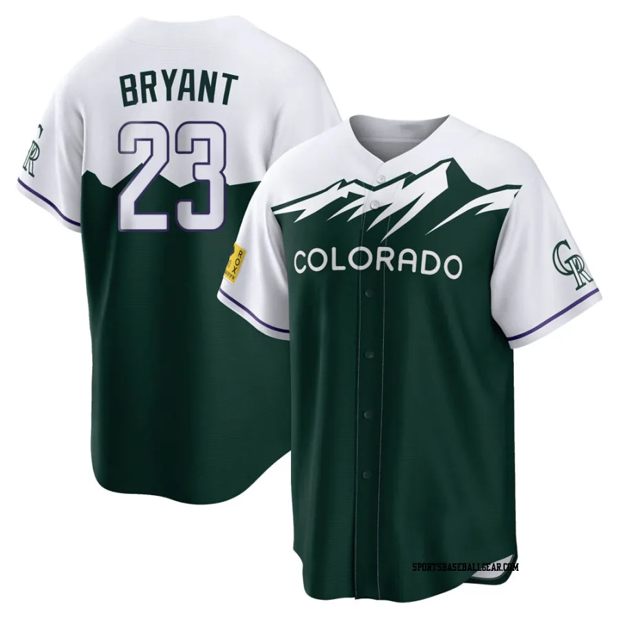 Kris Bryant Men's Colorado Rockies Green Replica 2022 City Connect Jersey