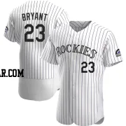 Kris Bryant Men's Colorado Rockies White Authentic Home Jersey