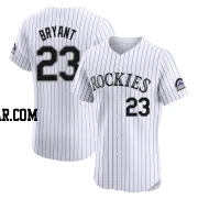 Kris Bryant Men's Colorado Rockies White Elite Home Jersey