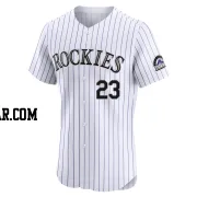 Kris Bryant Men's Colorado Rockies White Elite Home Jersey