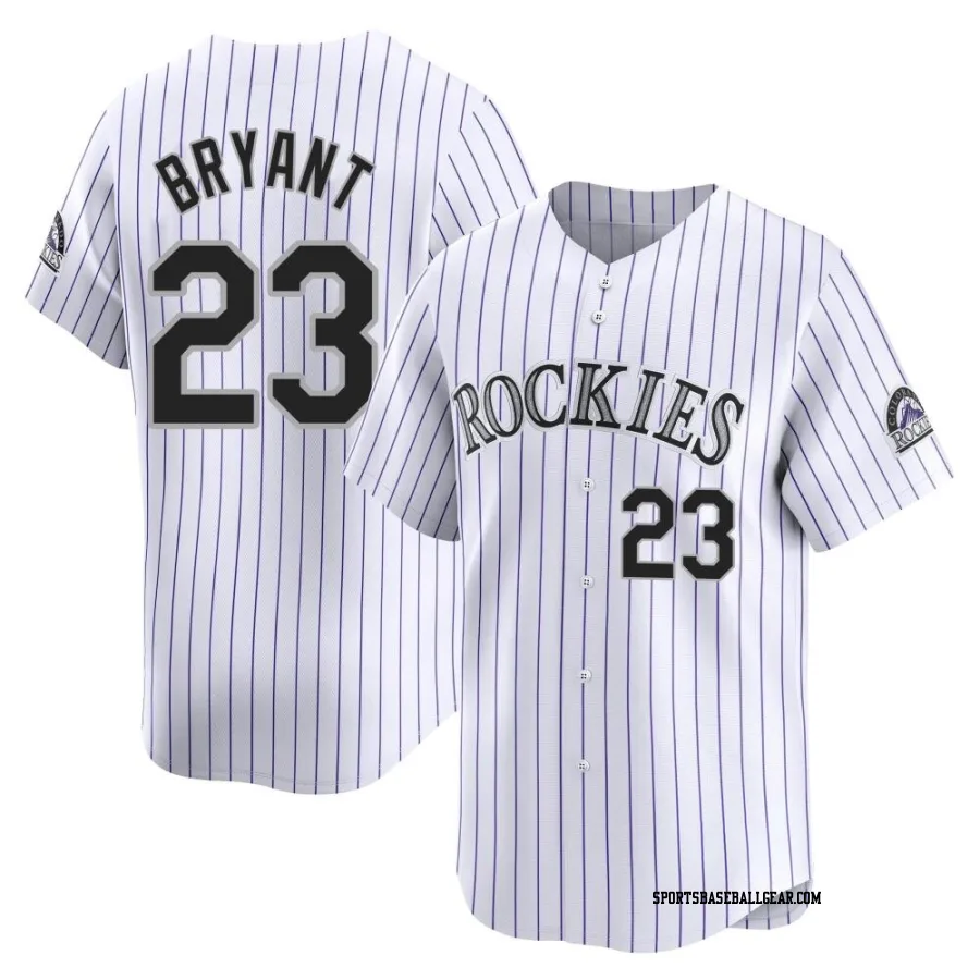 Kris Bryant Youth Colorado Rockies White Limited Home Jersey